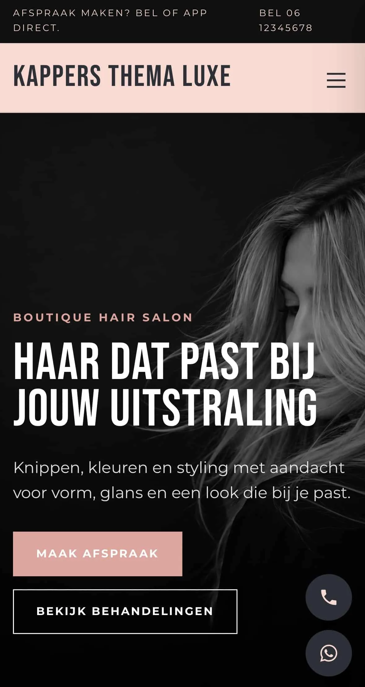 Mobiel voorbeeld